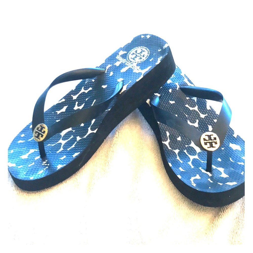 Tory Burch wedge flip flops 8